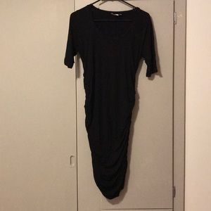 Black maternity dress